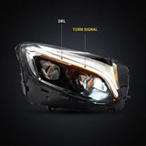 VLAND LED Headlights (OEM Style) - Mercedes / X253 / C253 / GLC by VLAND YGA-GLC-2055-16R-P02