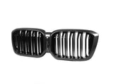 AutoTecknic Dry Carbon Fiber Dual-Slats Front Grille Set - F97 X3M LCI | F98 X4M LCI by AutoTecknic ATK-BM-0621-DS-DC-7