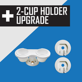 SeaSucker Horizontal Mount / Yoebi Stemware Adaptors SeaSucker 2-Cup Holder - Upgrade Kit MK1108