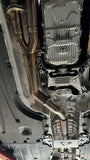 MAD BMW G87 M2 S58 Resonated Single Midpipe (Brace Included) by MAD MAD-086