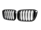 AutoTecknic Dry Carbon Fiber Dual-Slats Front Grille Set - G01 X3 | G02 X4 Pre-LCI by AutoTecknic ATK-BM-0897-2