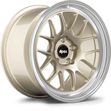 Apex Wheels ML-7RT 19" 5x120 Machined Lip - Gloss Motorsport Gold by Apex Wheels