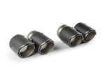 Akrapovic 2024+ BMW M5 (G90) Carbon Fiber Tail Pipe Set by Akrapovic TP-CT/78