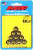 ARP 7/16in-20 Low Head .600 Flange OD 12pt Nut Kit 10/Kits