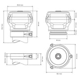Nuke Performance Blow Off Valve BOV50c V-Band by Nuke Performance 920-01-101