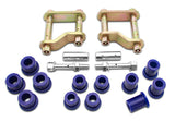 SuperPro 2005 Nissan Frontier LE Rear Greasable Shackle and Bushing Kit by Superpro SPRKIT141SK