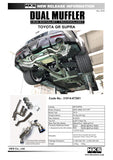 HKS HKS 2019+ Toyota GR Supra w/o OPF Dual Hi-Power Titanium Tip Catback Exhaust 31014-KT001
