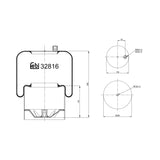 Air Spring - Mercedes by Febi 9423200121-FEB