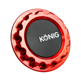 Konig Red Anodized Gear Center Cap by Konig Wheels CAPMRK1R