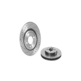 Front Brake Cross Drilled Rotor Kit (276x22) - MINI Cooper Base / R50 / R52 / R53