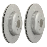 Rear Dimpled & Slotted Brake Rotor Set (345x24mm) - BMW / F2X / F3X / M240i / 328i / 428i / & More by BMW 34206797598-QTY2