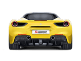 Akrapovic 16-17 Ferrari 488 GTB/488 Spyder Slip-On Line (Titanium) w/ Carbon Tips by Akrapovic MTP-FE488H