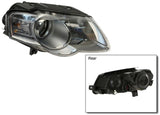 Right Headlight Assembly OE Halogen B6 Passat | 3C0941006AE