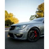 Suvneer Motorsports Suvneer W204 Facelift C63 Black Series Designed Carbon Fiber Front Lip W204C63CFLIP2