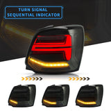 VLAND LED Tail Lights (w/ Sequential Turn Signals) - VW Mk5 Polo by VLAND YAB-PL-0292HR-LHD-P02