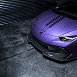 Vorsteiner Vorsteiner Lamborghini Huracan Novara Edizione Aero Front Bumper w/ Front Spoiler (Carbon Fiber PP 2x2 Glossy) 0910LOV