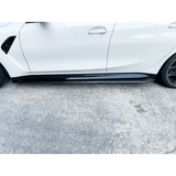 Suvneer Motorsports Suvneer R1 Designed G80 M3 / G2X Carbon Fiber Side Skirt Extensions G80SIDESPL-R1