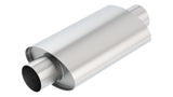 Borla Borla XR-1 Multi-Core 3in Ctr-Ctr Oval 16in x 4.25in x 7.88in Rotary Engine Equipped Racing Muffler BOR-400371