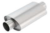 Borla Borla XR-1 Multi-Core 3in Ctr-Ctr Oval 12in x 4.25in x 7.88in Rotary Engine Equipped Racing Muffler BOR-400372