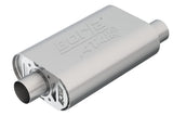 Borla Borla CrateMuffler SBC Hot 350/383 2.5 inch Offset/Center 14in x 4.35in x 9in Oval Atak Muffler BOR-400820