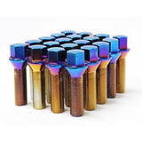 Mevius Hex Lug Bolt M14x1.50 Ball 27mm Blue Neon
