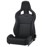 Recaro Recaro Sportster CS Display Seat (Dynamic/Reclinable) - Black Vinyl/Black Suede w/Chrome Base 410.100.3216-D