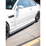 Suvneer Motorsports Suvneer E46 M3 Carbon Fiber Side Skirts Extension E46M3SIDESPL