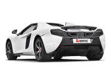 Akrapovic 14-17 McLaren 650S/650S Spyder Slip-On Line (Titanium) w/ Carbon Tips by Akrapovic S-MC/TI/2
