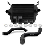 Mishimoto Ford 7.3L Powerstroke Intercooler Kit, 1999-2003 Black Cooler, Black Pipes