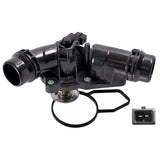 Thermostat with Housing & Gasket - BMW by Febi 43624-FEB