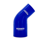 Mishimoto 45-Degree Silicone Transition Coupler, 1.75-in to 2.50-in, Blue