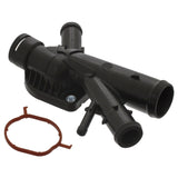 Coolant Flange with Gasket - VW/Audi by Febi 03L121131AA-FEB