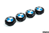 IND Distribution IND Gloss Black Floating Wheel Center Cap Set - 68mm 36122455269-P