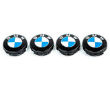 IND Distribution IND Gloss Black Floating Wheel Center Cap Set - 68mm 36122455269-P