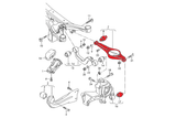 Verkline Adjustable Rear Replacement Uniball Arm for Spring Wishbone - VW/Audi / 8J / 8P / Mk5 / Mk6 / TT / TTS / TTRS / RS3 / S3 / A3 / Golf by Verkline trs-010