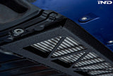 Fall-Line Motorsports F90 M5 Oil Cooler Guard | FLM-F90-3FSKID-BLK