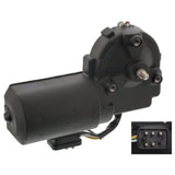 Wiper Motor with Connecting Cable - Mercedes by Febi 2018203642-FEB