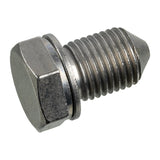Oil Drain Plug with Sealing Ring - VW/Audi by Febi N90813201-FEB2
