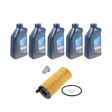 Oil Service Kit - GENUINE 0w12 LL22 Engine Oil - BMW B48 48V Hybrid by UroTuning Kits OSK-BMW-48v-B48-KT