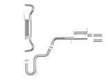 AFE aFe Mach Force-XP 3" to 2-1/2" 304 Stainless Steel Hi-Tuck Cat-Back Exhaust System - VW / 2.0 / 3.6 / Atlas 49-36452