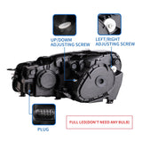 VLAND LED Headlights Halogen Models (Upper DRL)  - VW / Mk6 / Golf