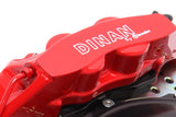 Dinan by Brembo Front Brake Set (Red Calipers w/ Slotted Rotors) - 2004-2010 BMW 5/6-Series by Dinan D290-0611-R