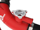 aFe 2022 Toyota Land Cruiser (J300) V6-3.5L (tt) BladeRunner 2.5in Aluminum Hot Charge Pipe - Red by AFE 46-20558-R