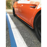 Suvneer Motorsports Suvneer E92 M3 Carbon Fiber Side Skirt Extension Splitters E92M3SIDESPL