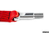 Fall-Line Motorsports G8X M2 / M3 / M4 Tow Strap - Front / Short | FLM-G8X-3TSTR-F-RED