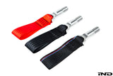 Fall-Line Motorsports G8X M2 / M3 / M4 Tow Strap - Rear / Long | FLM-G8X-3TSTR-R-RED