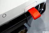 Fall-Line Motorsports G8X M2 / M3 / M4 Tow Strap - Rear / Long | FLM-G8X-3TSTR-R-RED