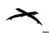 IND Painted Rear Reflector Set (Gloss Black) - BMW G01 X3 LCI M-Sport by IND Distribution IND-G01MLCI-RREF-668