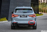 IND Painted Rear Reflector Set (Gloss Black) - BMW G01 X3 LCI M-Sport by IND Distribution IND-G01MLCI-RREF-668