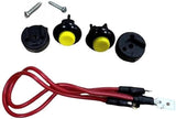 Sparco Horn Button Kit Small Yellow by SPARCO 01596GI